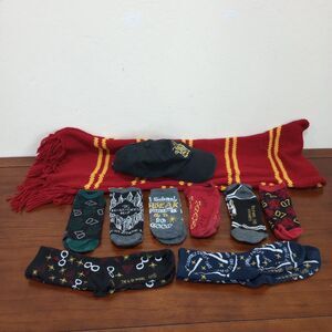 Harry Potter Accessories Bundle ~ Scarf, Hat, Socks